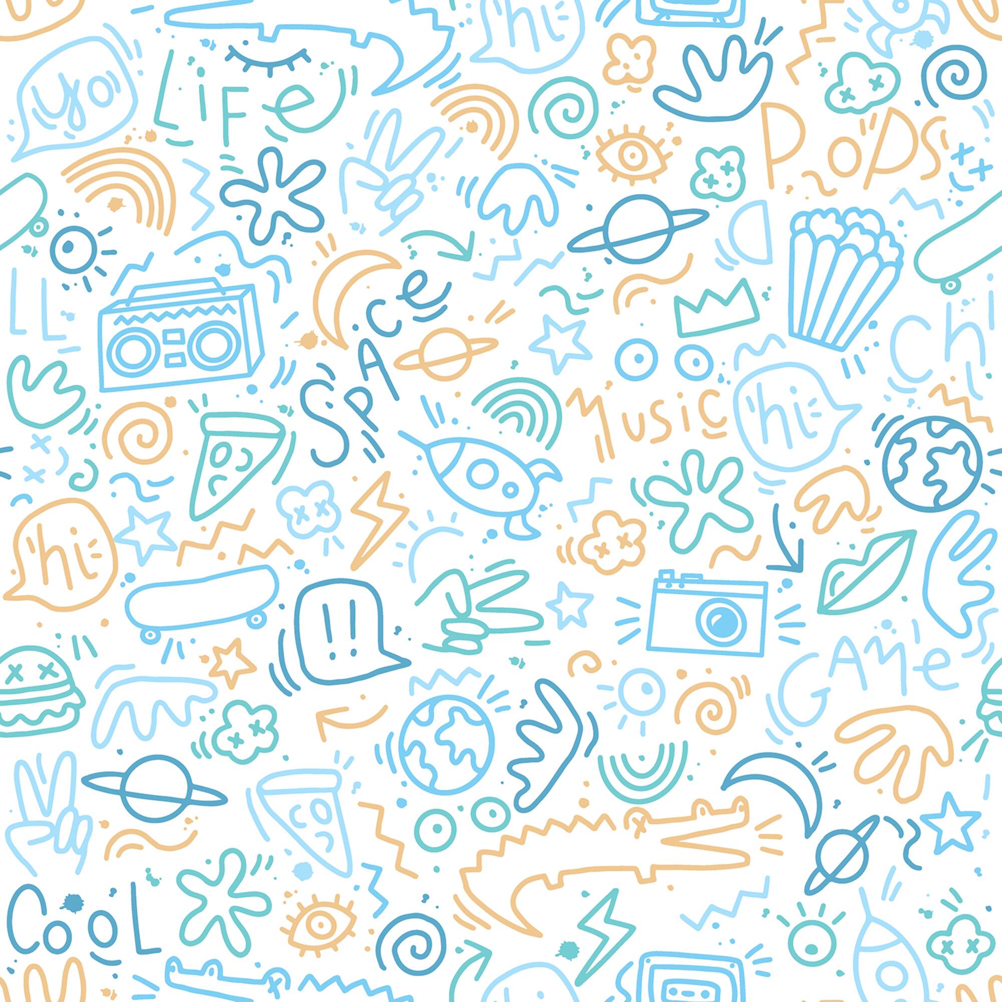 Designs Direct Doodle Wallpaper